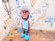 Load image into Gallery viewer, Btcc racing race driver Nic Hamilton with moving head side to side heads 2026 cartoon character
