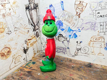 Load image into Gallery viewer, The Grinch in his wrexham shirt and woolly hat
