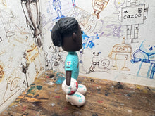 Load image into Gallery viewer, Wrexham AFC goalkeeper with football cartoon character (Arthur Okonkwo)
