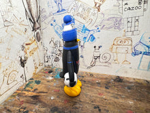 Load image into Gallery viewer, Peterborough United penguin 2002/3 with football and woolly hat
