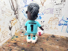 Load image into Gallery viewer, Wrexham AFC goalkeeper with football cartoon character (Arthur Okonkwo)
