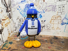 Load image into Gallery viewer, Birmingham City 1997/98 home shirt penguin with woolly hat &amp; ball

