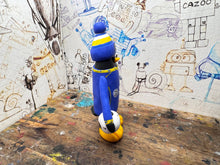 Load image into Gallery viewer, AFC Wimbledon penguin home shirt 2026/27 with football and woolly hat
