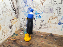 Load image into Gallery viewer, Peterborough United penguin 2014/15 with football and woolly hat
