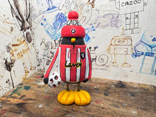 Load image into Gallery viewer, Sheffield United penguin 1992/94 with football and woolly hat
