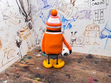 Load image into Gallery viewer, Blackpool penguin 2026/27 with football and woolly hat
