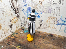 Load image into Gallery viewer, Grimsby town penguin 2026/27 with football and woolly hat
