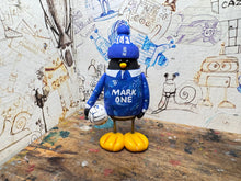 Load image into Gallery viewer, Birmingham City 1990/91 home shirt penguin with woolly hat &amp; ball
