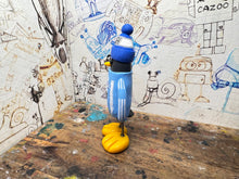 Load image into Gallery viewer, Peterborough United penguin home shirt 2010 with woolly hat &amp; ball
