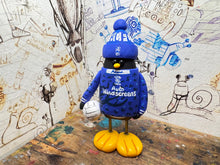 Load image into Gallery viewer, Birmingham City 1995/96 home shirt penguin with woolly hat &amp; ball
