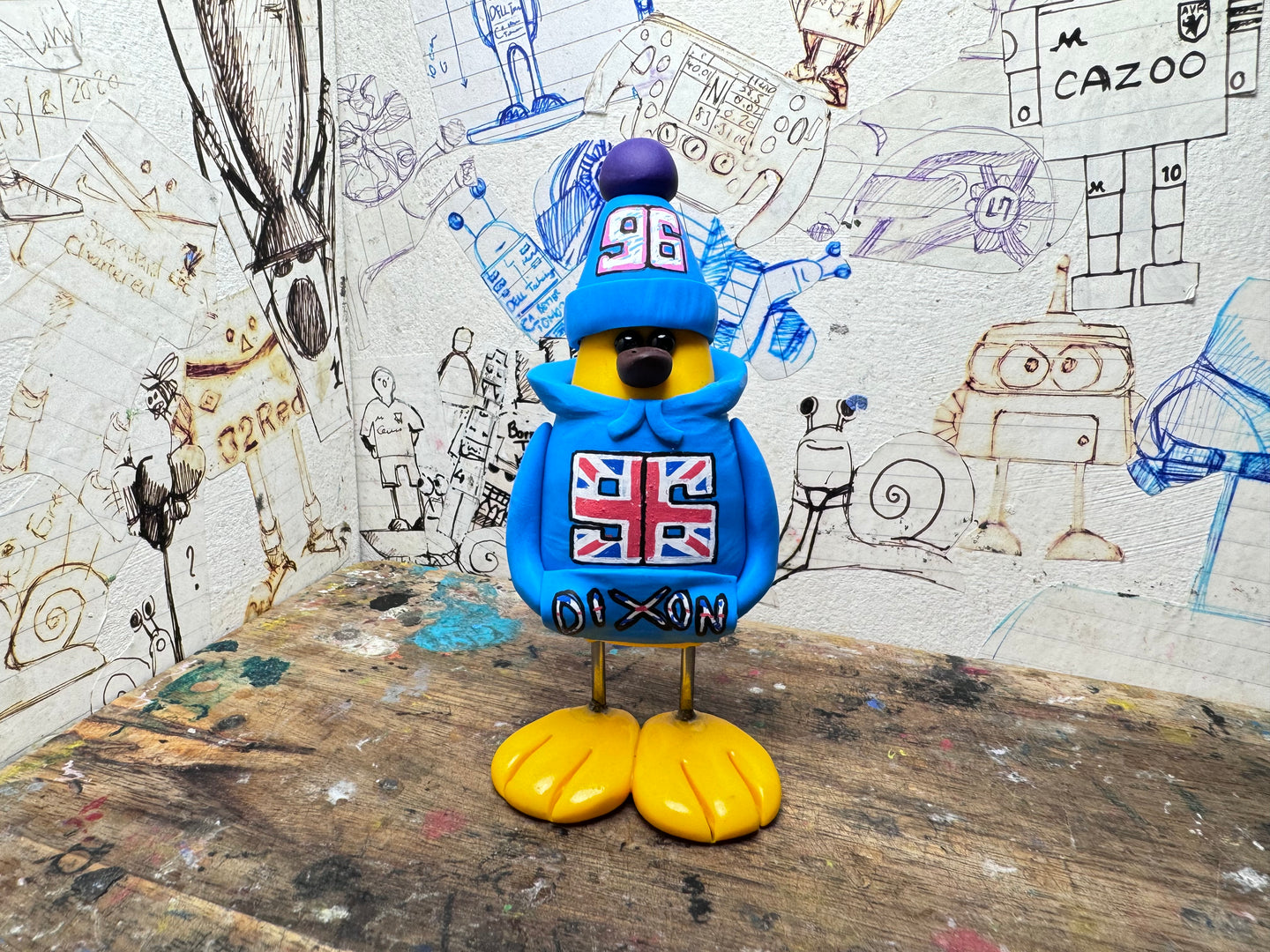 Jake Dixon hoody duck with hat