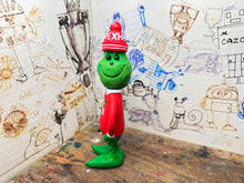 Load image into Gallery viewer, The Grinch in his wrexham shirt and woolly hat
