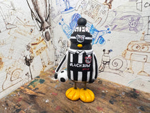 Load image into Gallery viewer, Grimsby town penguin 2026/27 with football and woolly hat
