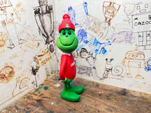 Load image into Gallery viewer, The Grinch in his wrexham shirt and woolly hat
