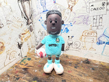 Load image into Gallery viewer, Wrexham AFC goalkeeper with football cartoon character (Arthur Okonkwo)
