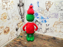 Load image into Gallery viewer, The Grinch in his wrexham shirt and woolly hat
