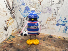 Load image into Gallery viewer, Queens Park Rangers penguin 1985/86 with football and woolly hat
