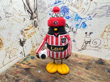 Load image into Gallery viewer, Sheffield United penguin 1994/95 with football and woolly hat
