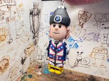 Load image into Gallery viewer, Harley Prebble cartoon character car mirror keyring
