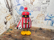 Load image into Gallery viewer, Sheffield United penguin 1992/94 with football and woolly hat
