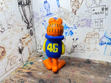 Load image into Gallery viewer, Garfield in his Valentino Rossi Hoody
