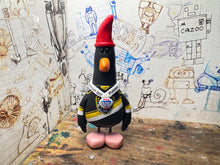 Load image into Gallery viewer, Nottingham Panthers playoff champions 2025 penguin with with medal and elite playoff champions 2025 on the back

