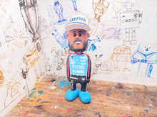 Load image into Gallery viewer, Btcc racing race driver Nic Hamilton with moving head side to side heads 2026 cartoon character
