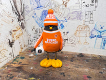 Load image into Gallery viewer, Blackpool penguin 2026/27 with football and woolly hat
