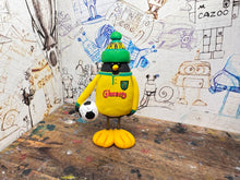 Load image into Gallery viewer, Norwich city penguin home shirt 1997/99 with woolly hat &amp; ball
