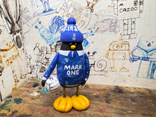 Load image into Gallery viewer, Birmingham City 1990/91 home shirt penguin with woolly hat &amp; ball
