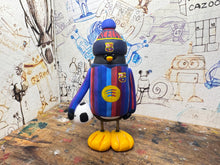 Load image into Gallery viewer, Barcelona penguin 2026/27 with football and woolly hat
