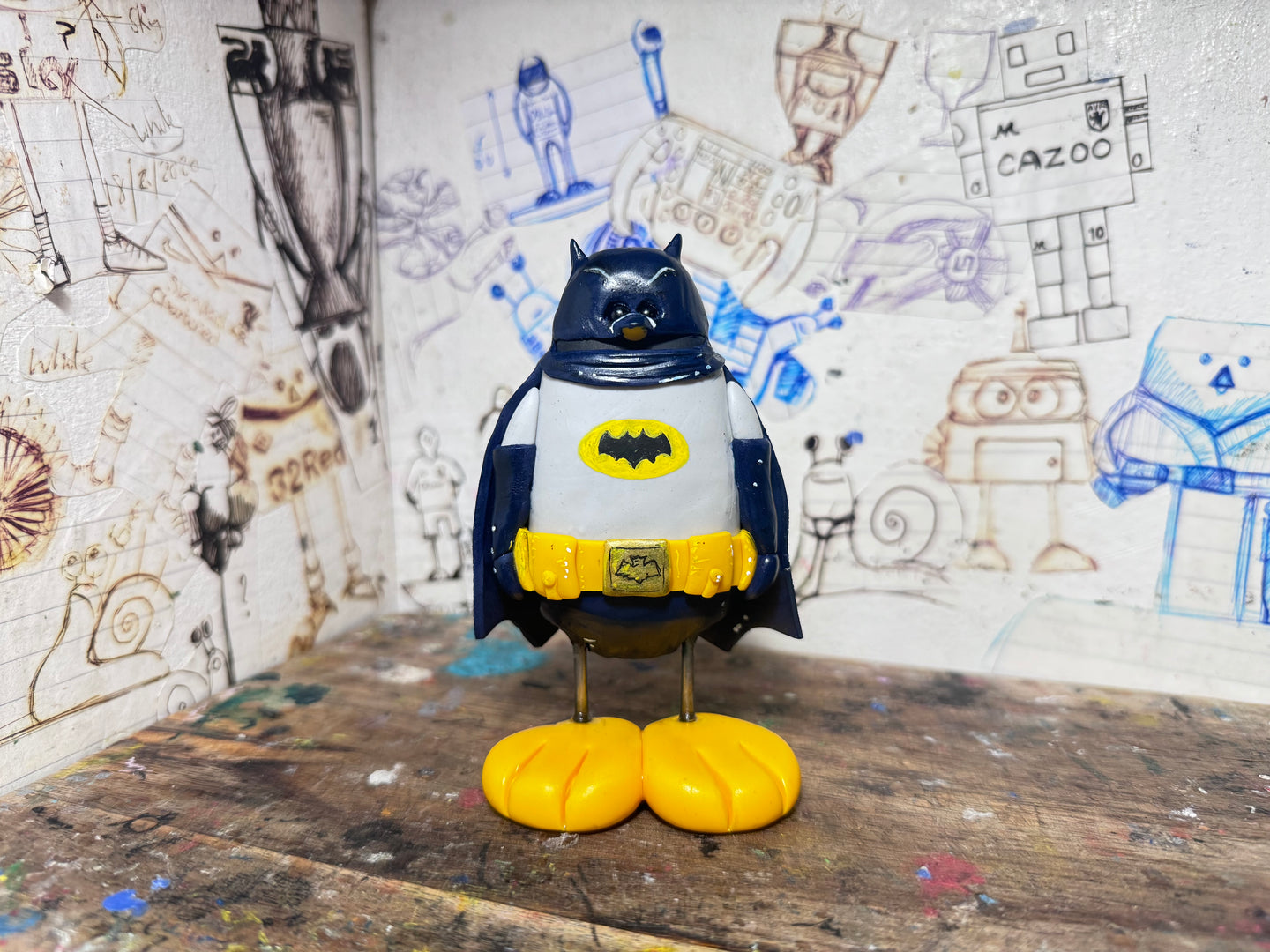 Batman penguin Adam West design 1960s ￼