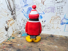 Load image into Gallery viewer, Wrexham AFC penguin with woolly hat
