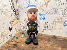 Load image into Gallery viewer, Btcc racing race driver Josh Cook with moving head side to side heads 2025 (cartoon character)
