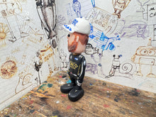 Load image into Gallery viewer, Btcc racing race driver Josh Cook with moving head side to side heads 2025 (cartoon character)
