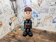Load image into Gallery viewer, Btcc racing race driver Max Hall with moving head side to side heads 2025 (cartoon character)
