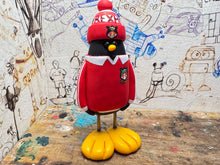 Load image into Gallery viewer, Wrexham AFC 1977 penguin with woolly hat

