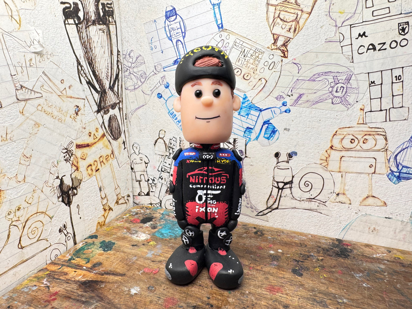 Kyle ryde cartoon character with moving head 2025