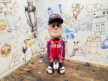 Load image into Gallery viewer, Tommy Bridewell cartoon character with moving head 2025

