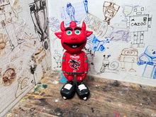 Load image into Gallery viewer, Cardiff devils, Taz ice hockey mascot
