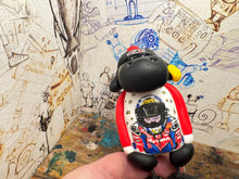 Load image into Gallery viewer, Tommy Bridewell sheep with a drawing of Tommy Bridewell at the front
