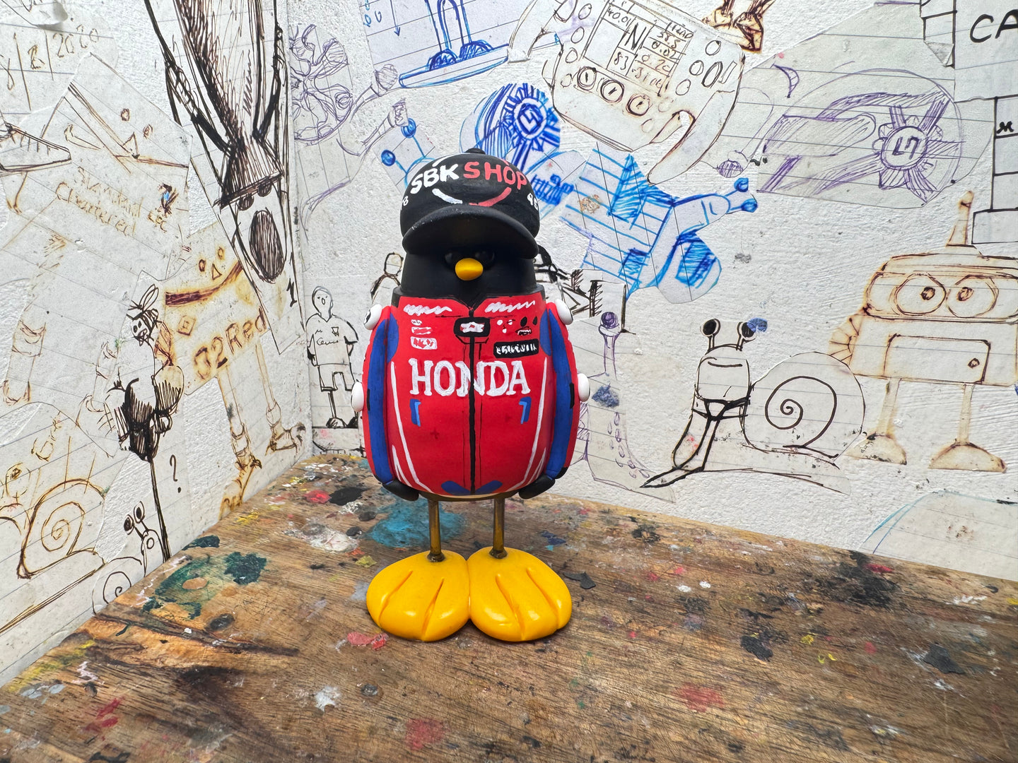 Tommy Bridewell 2025 racesuit with hat BSB penguin