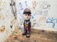 Load image into Gallery viewer, Jake Dixon motogp 2 cartoon character with moving head
