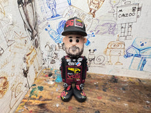 Load image into Gallery viewer, Jake Dixon motogp 2 cartoon character with moving head
