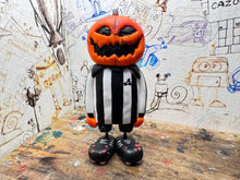 Load image into Gallery viewer, Notts County pumpkin man with football boots
