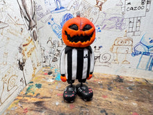Load image into Gallery viewer, Notts County pumpkin man with football boots

