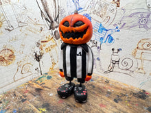 Load image into Gallery viewer, Notts County pumpkin man with football boots

