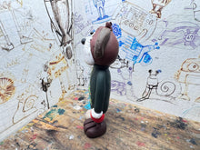 Load image into Gallery viewer, Doggy with Christmas tree jumper on
