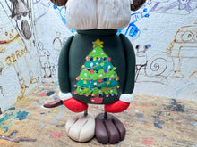 Load image into Gallery viewer, Doggy with Christmas tree jumper on
