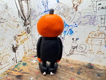 Load image into Gallery viewer, Sheffield Steelers pumpkin man with ice hockey boots
